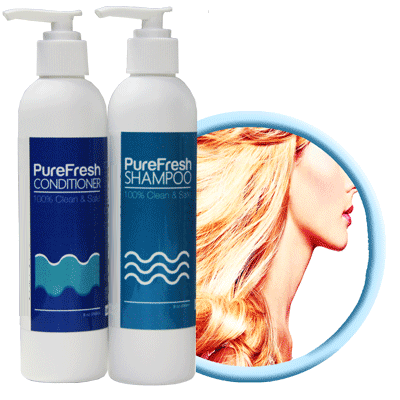 PureFresh Shampoo & Conditioner Combo Set - 240ml x 2 - BiosenseClinic.ca