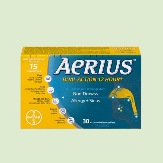 Aerius Dual Action 12 Hour - BiosenseClinic
