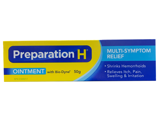 Preparation H Ointment with Biodyne - BiosenseClinic.ca